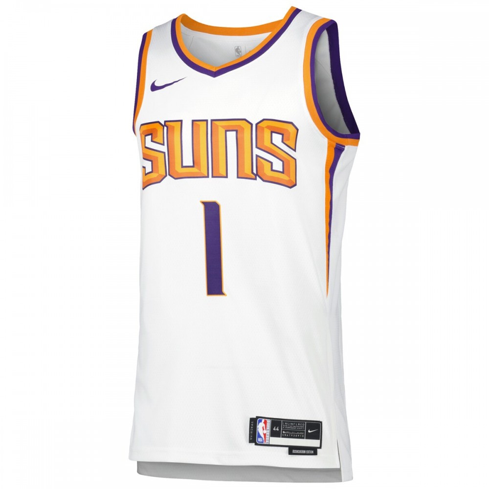Devin Booker Phoenix Suns Unisex 2022/23 Swingman Jersey - Icon Edition - White-Pro Kit Vault | Brand New 26/27 Sports Jerseys